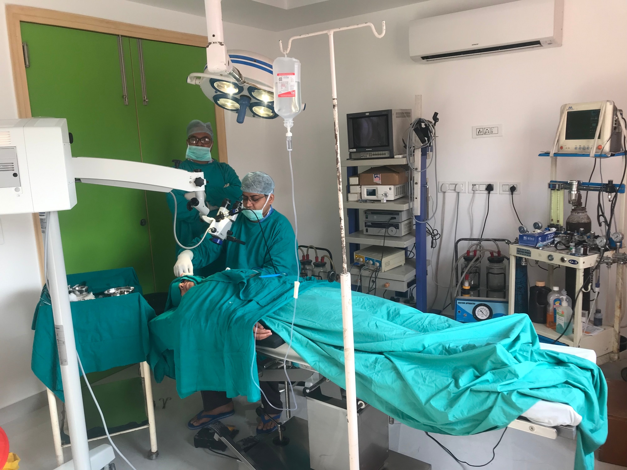 ENT Surgery in Progress